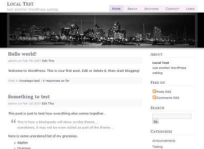 free wordpress theme