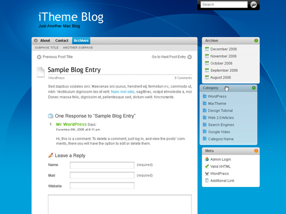 free wordpress theme
