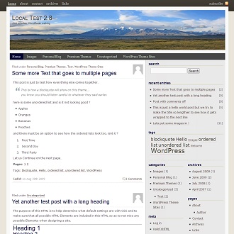 free wordpress theme