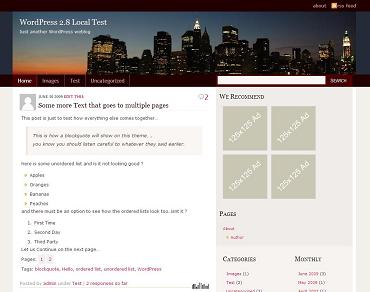 free wordpress theme