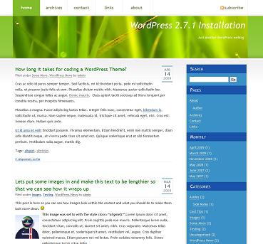 free wordpress theme